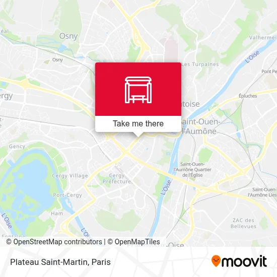 Plateau Saint-Martin map