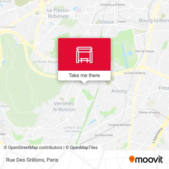 Rue Des Grillons map