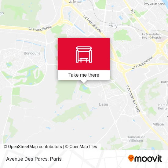 Avenue Des Parcs map