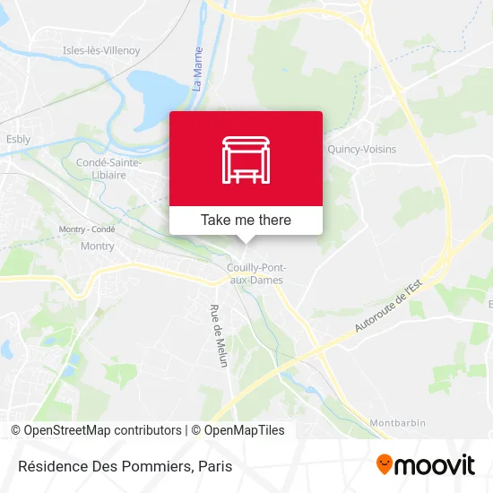 Résidence Des Pommiers map