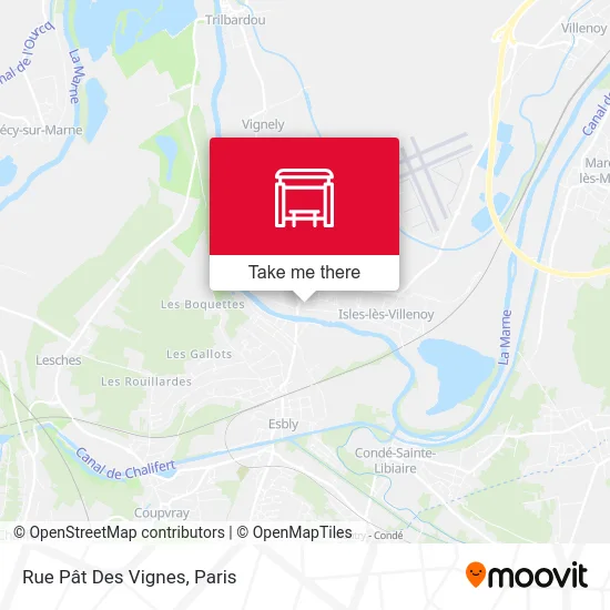Rue Pât Des Vignes map