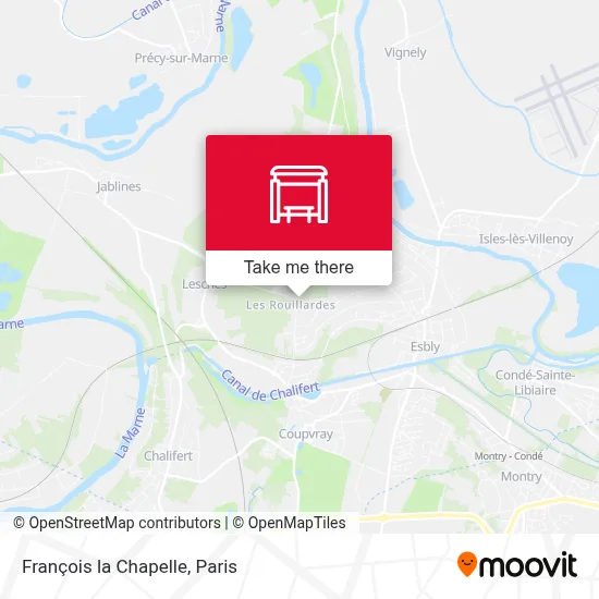 François la Chapelle map