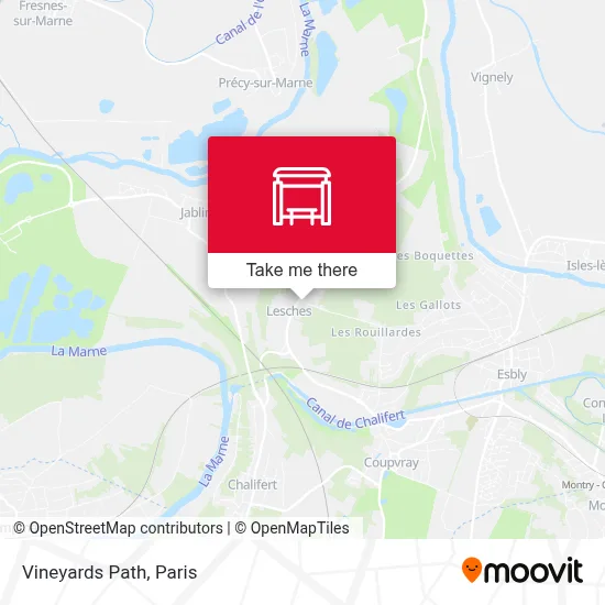 Chemin Des Vignes map