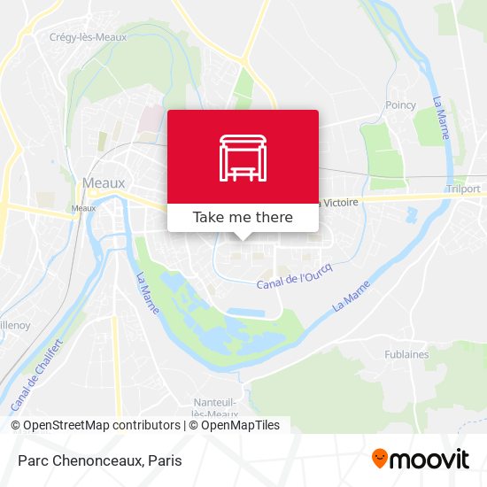 Parc Chenonceaux map