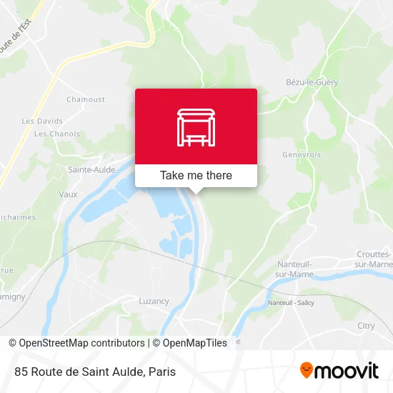 85 Route de Saint Aulde map