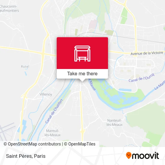 Saint Pères map