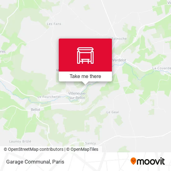 Garage Communal map