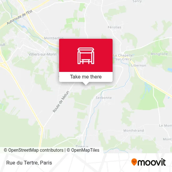 Mapa Rue du Tertre