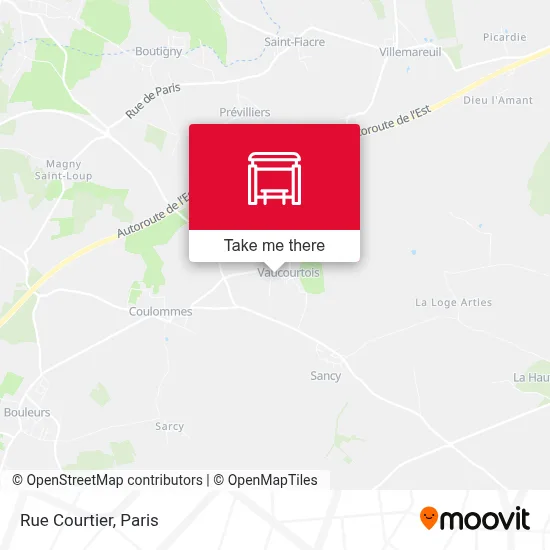 Mapa Rue Courtier