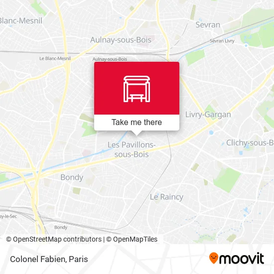 Colonel Fabien map