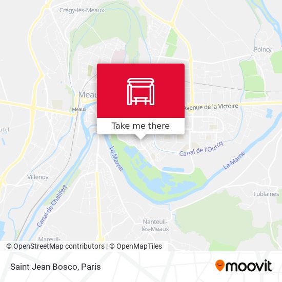 Saint Jean Bosco map