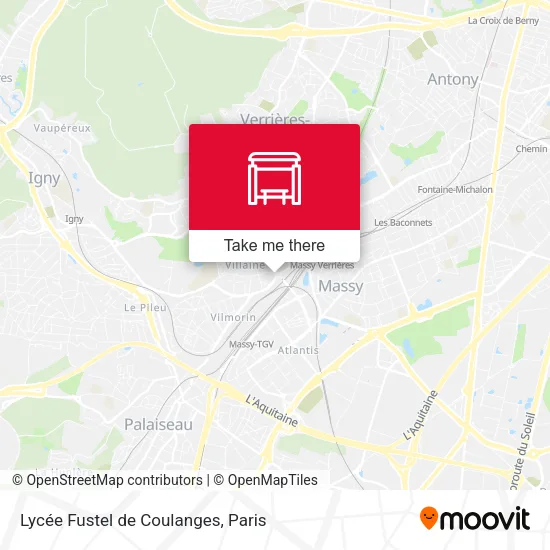 Lycée Fustel de Coulanges map