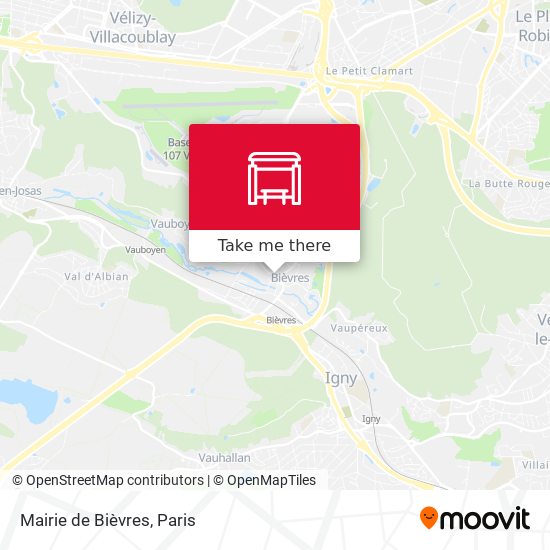 Mapa Mairie de Bièvres