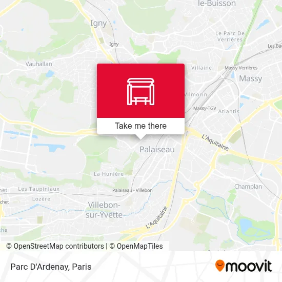 Parc D'Ardenay map
