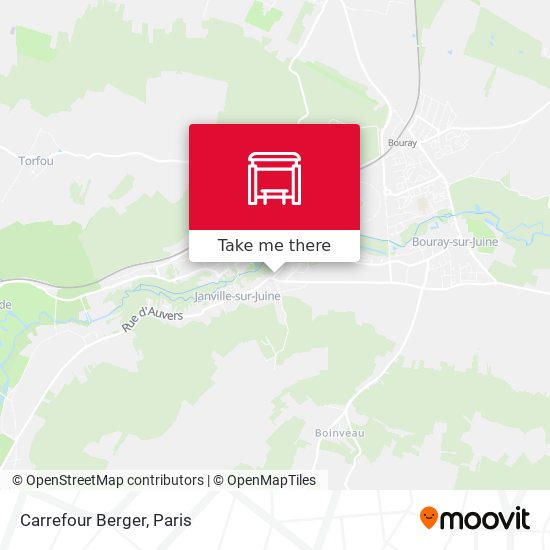 Carrefour Berger map