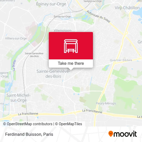 Ferdinand Buisson map