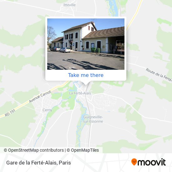 Mapa Gare de la Ferté-Alais