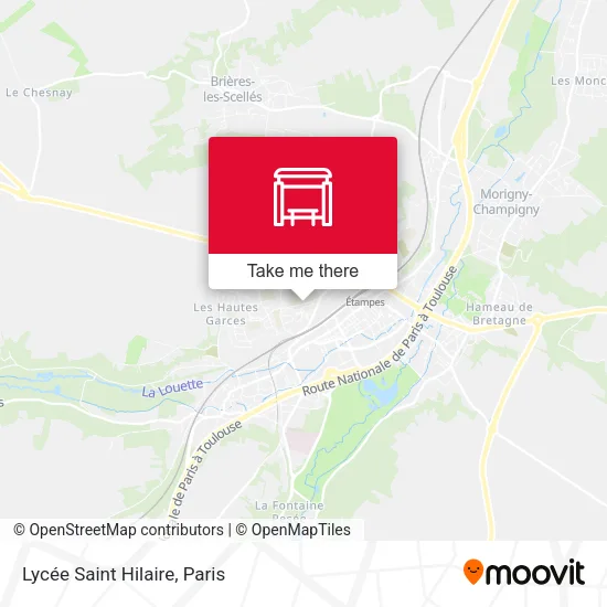 Lycée Saint Hilaire map