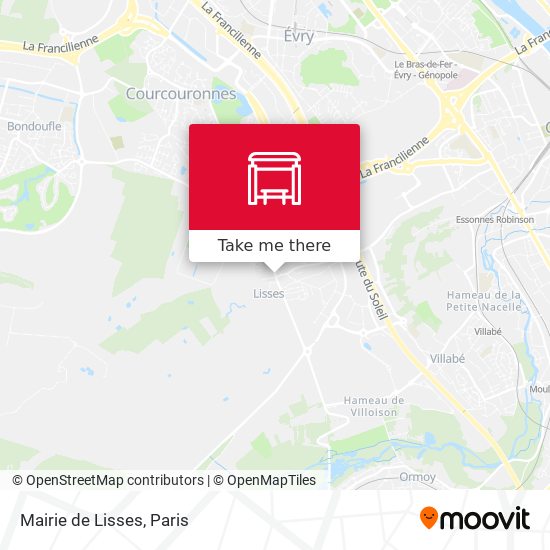 Mairie de Lisses map