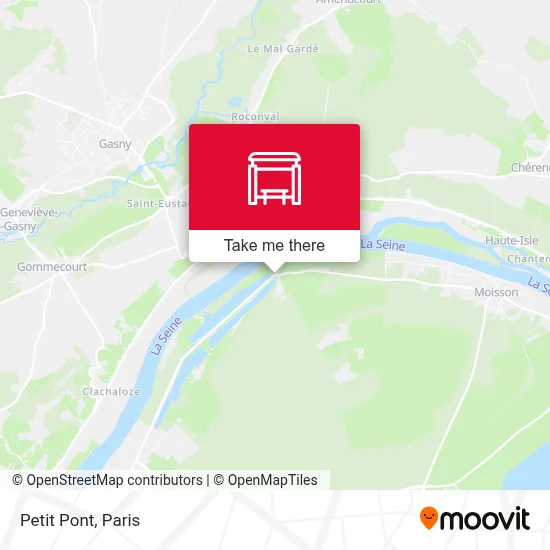 Petit Pont map