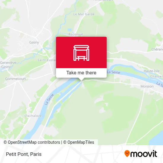 Petit Pont map