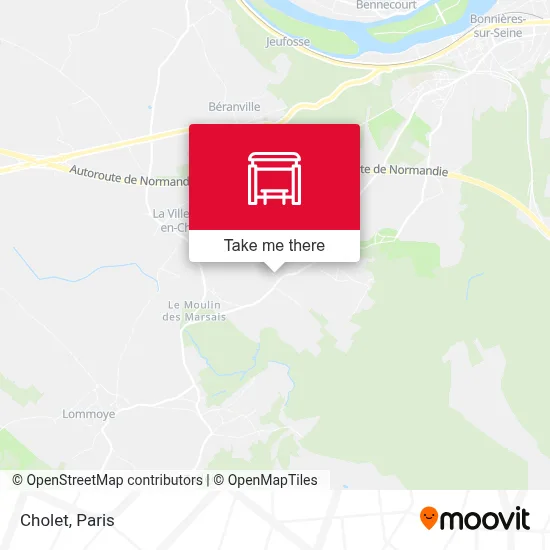 Cholet map
