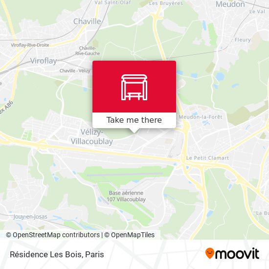Résidence Les Bois map