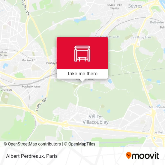 Albert Perdreaux map