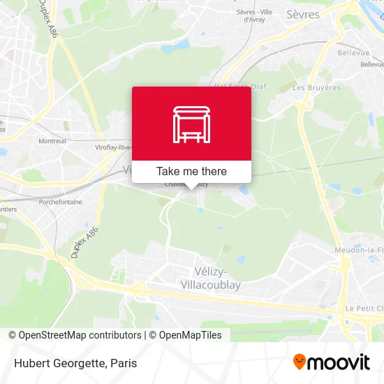 Hubert Georgette map