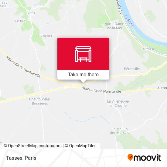 Tasses map