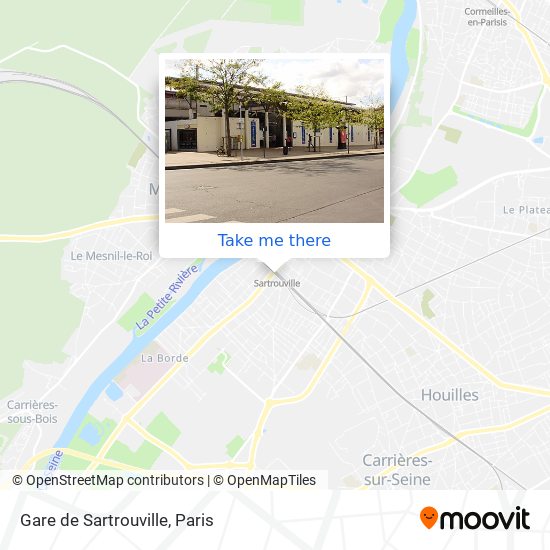 Gare de Sartrouville map