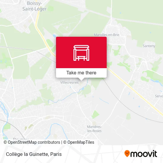 Collège la Guinette map
