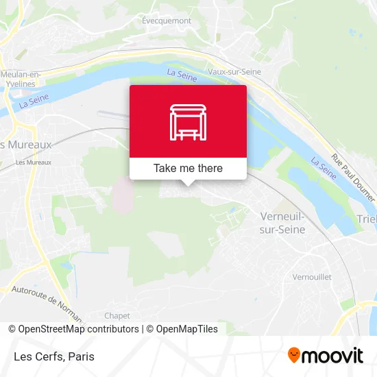 Les Cerfs map