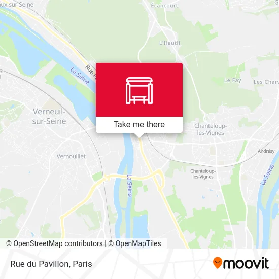 Mapa Rue du Pavillon