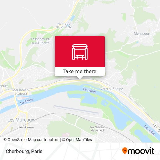 Mapa Cherbourg