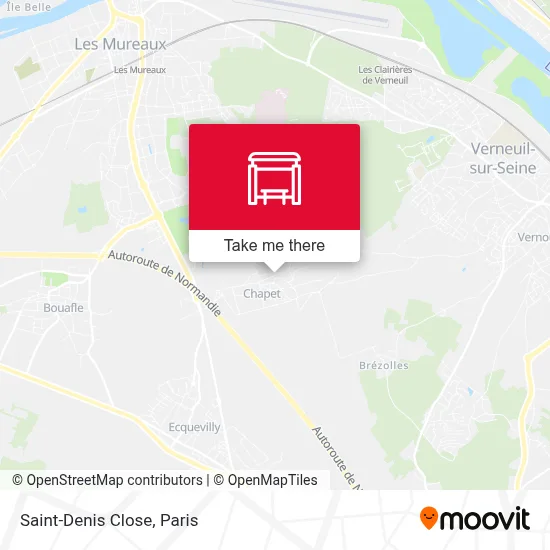 Clos Saint-Denis map