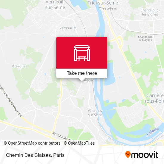 Chemin Des Glaises map