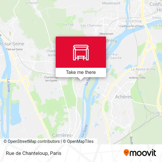 Mapa Rue de Chanteloup