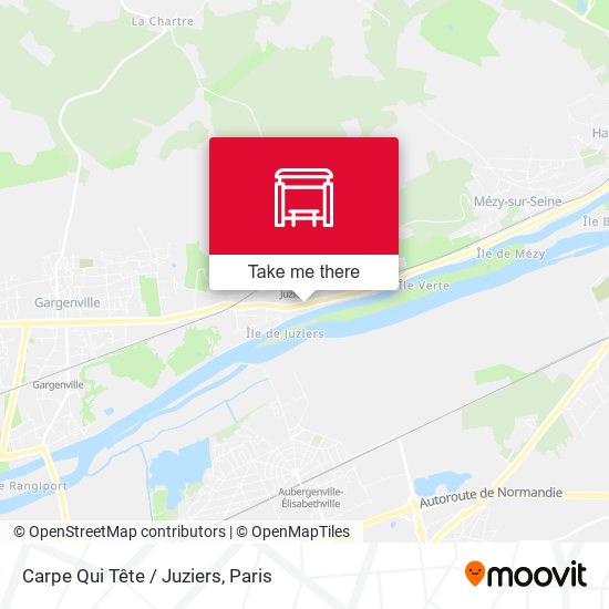 Carpe Qui Tête / Juziers map