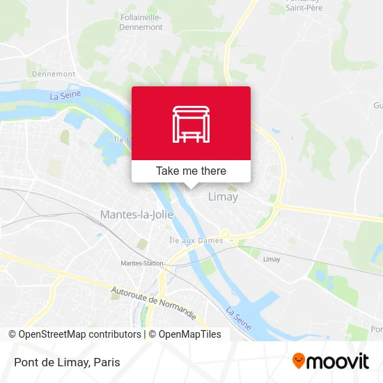 Pont de Limay map