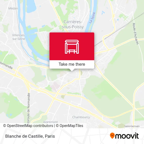 Blanche de Castille map