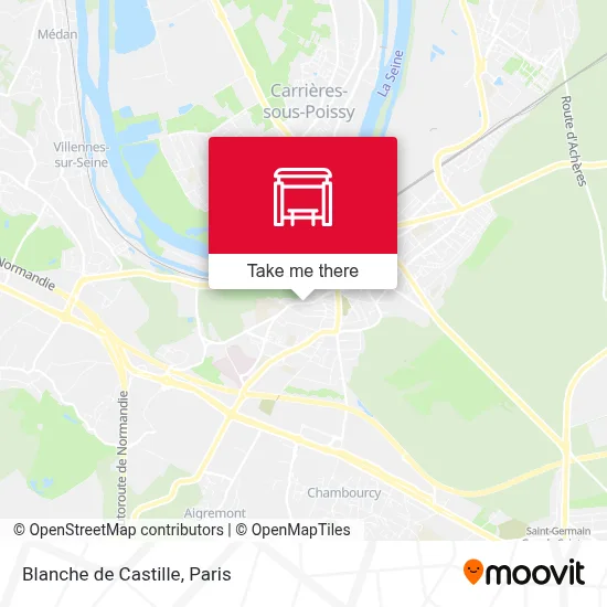 Blanche de Castille map