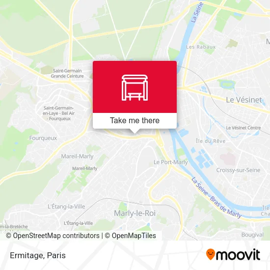 Ermitage map