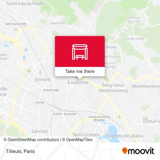 Tilleuls map