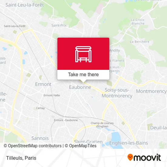 Tilleuls map
