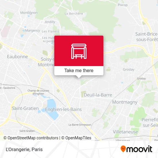 L'Orangerie map