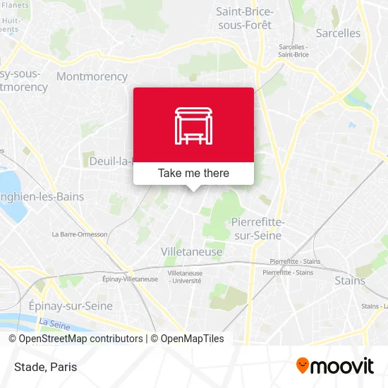 Stade map
