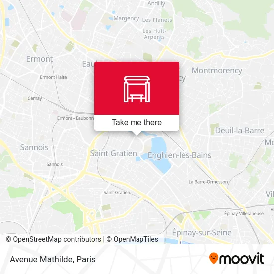 Avenue Mathilde map