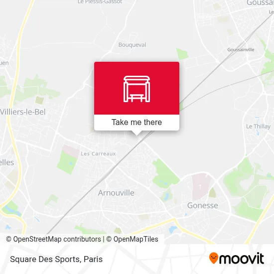 Square Des Sports map