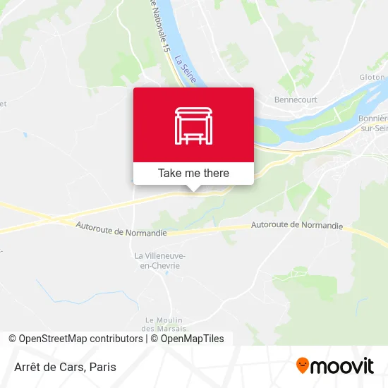 Arrêt de Cars map